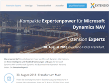 Tablet Screenshot of extensionexperts.com